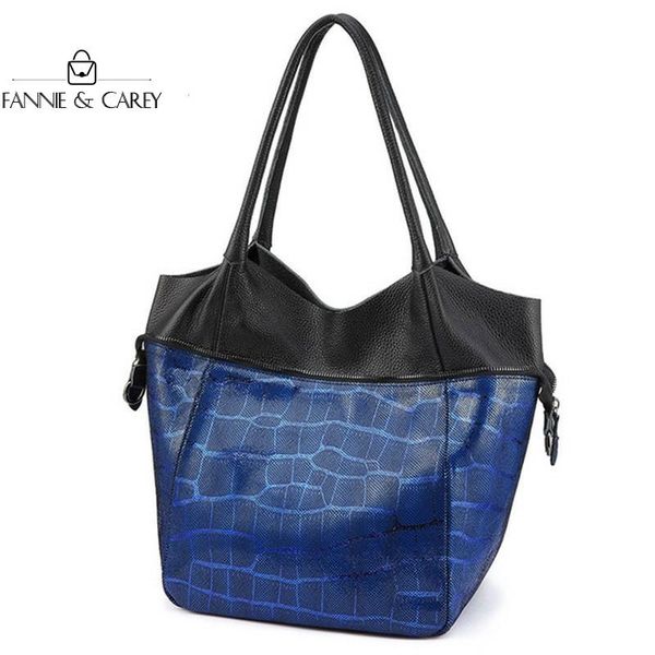 

patchwork designer women shoulder bags genuine leather handbags quality crossbody bag large capacity ladies tote bag