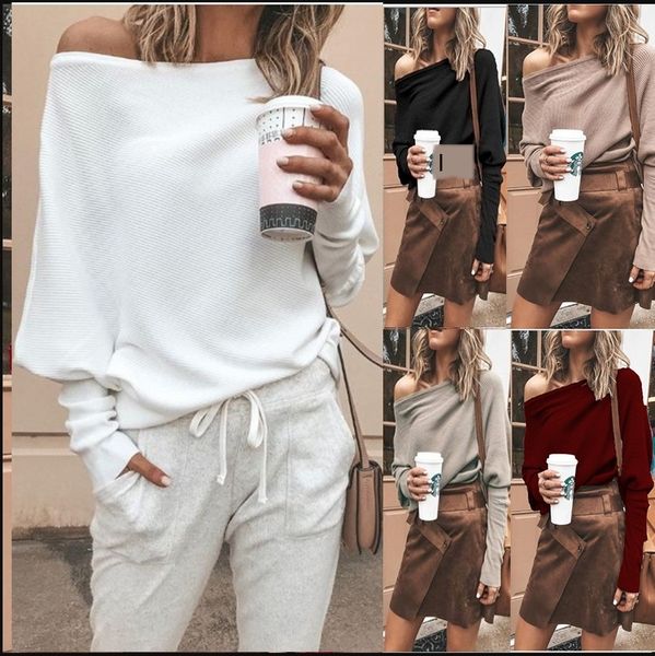 

9311#2019 autumn bat thread 9311#2019 autumn bat line long sleeve to long sleeve quality, White