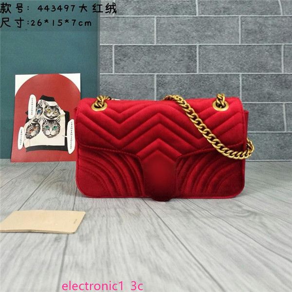 

classic style fashion flannel colorful lady womens embroidery sold handbags shoulder bags 443497 size 26*15*7