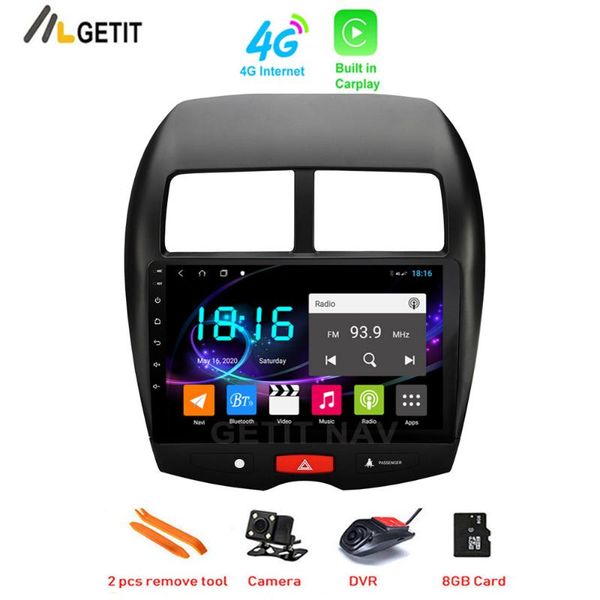 

android 9.1/10 car dvd stereo radio player multimedio gps for mitsubishi-asx