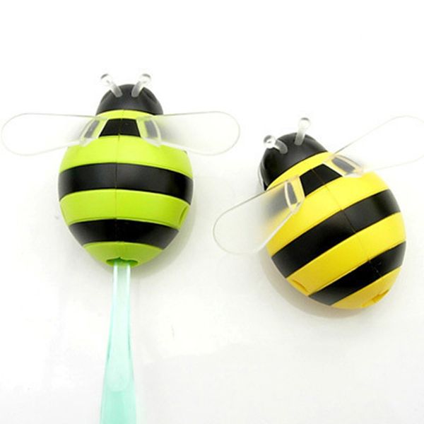 

2pcs bee toothbrush holder cute lovely cartoon bee tooth brush holder bathroom accessories new version new arrival