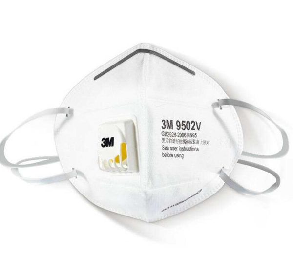 

3m kn95 9502v дыхательный клапан оригинальные маски anti-droplet anti-dust anti-hazerespirator маски лучшее качество бренда