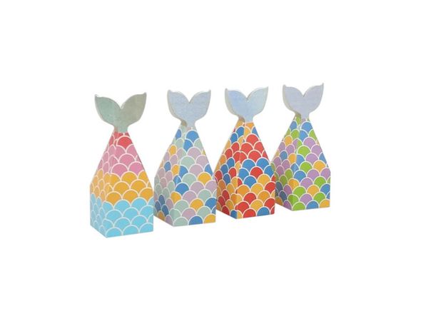 

mermaid коробка конфет фавор коробка, 50pcs / opp