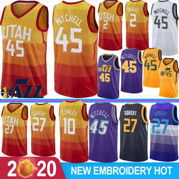 

ncaa donovan 45 mitchell college nba basketball jerseys rudy 27 gobert joe 2 ingles john 12 stockton ricky 3 rubio 32 malone 10 conley, Black;red