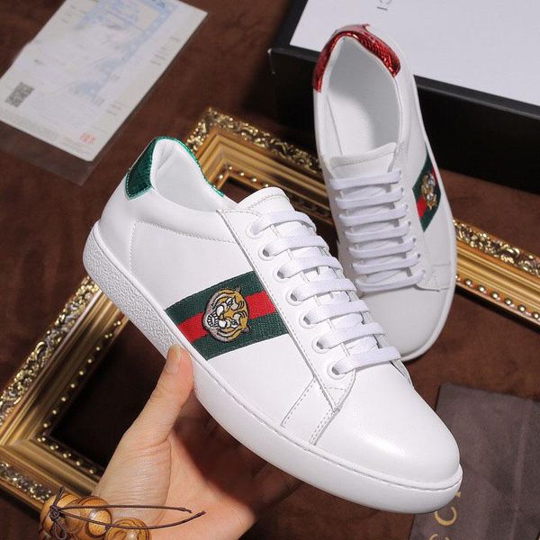 

trainers shoes fashion men's luxury sneakers and low to help striped sports shoes men's trainer shoes size 38-45, Black