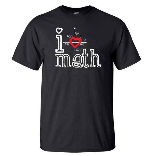 

i love short black shirt science men funny t summer loose tshirt cotton math mathematics sleeve white tshirts t-shirt tees qrjht