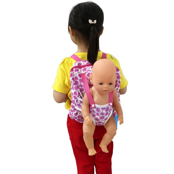 

outgoing packets outdoor carrying doll backpack suitable for carrying 43cm doll and american girl doll