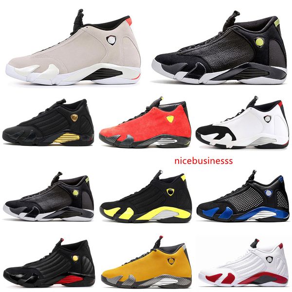 

new reverse 14 14s men basketball shoes university gold candy cane dmp black toe desert sand last sthunder mens trainer sports sneakers