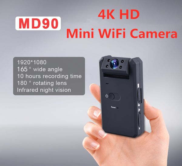 

mini wifi camera 4k hd 1080p video audio recorder with ir night vision motion detection small wireless camcorder car micro cam car dvr