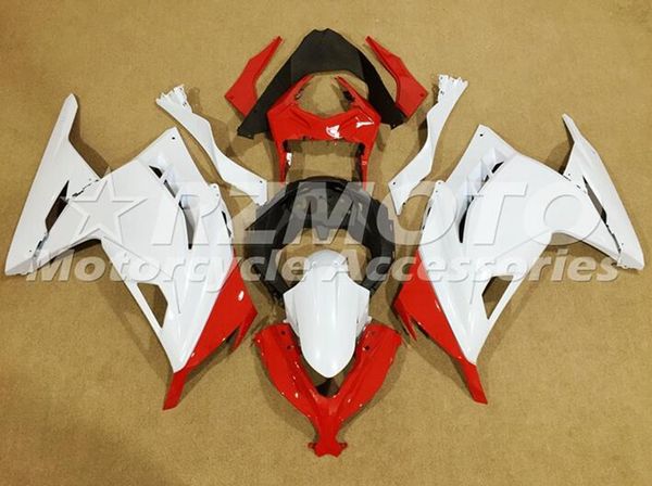 

injection mold new abs motorcycle full fairings set fit for kawasaki ninja 300 ex300 300r 2013 2014 2015 2016 2017 set red white