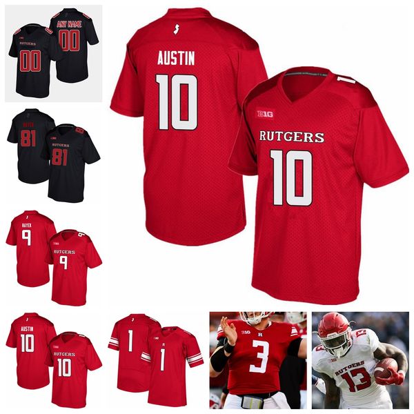 

rutgers алых рыцари джерси зак venesky джерси джонни langan остин albericci маклейн картер американский футбол джерси пользовательские проши, Black