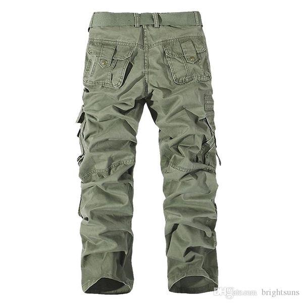 

2016 камуфляжные брюки полная длина военные брюки мужская мода спорт хлопок открытый армейские тренировочные брюки размер 28,29,30,32,34,36, Black