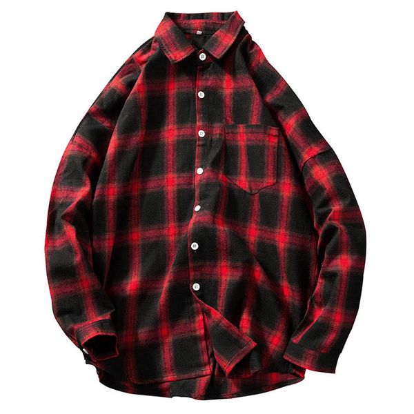 

checkered men shirt 2019 spring autumn new long sleeve flannel plaid shirt men office style business casual shirts -5xl, White;black