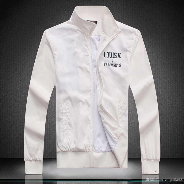 

2019ss autumn & winter brand new luxury long sleeved medusa mens windbreaker jackets men casual jackets m-3xl, Black