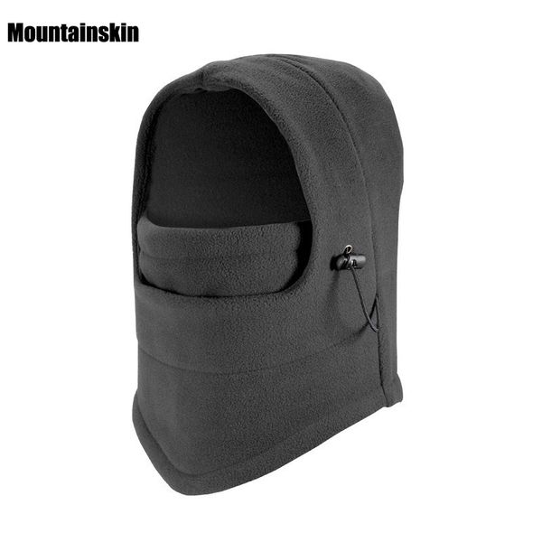 

men women's winter fleece hats outdoor sports windproof warm cap hiking cycling skiing fishing female male balaclava hats vk010, Black;white