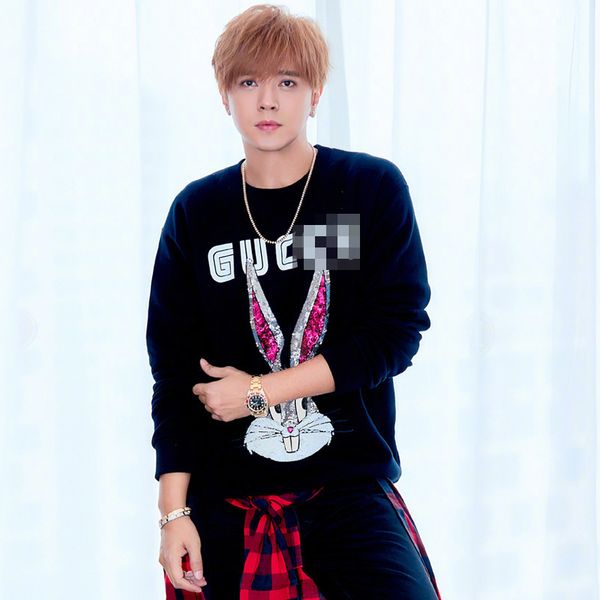 2019 Clearing House Special Offer Show Luo Wit Sweater Rabbit Pattern Jacket From Fenash 47 39 Dhgate Com