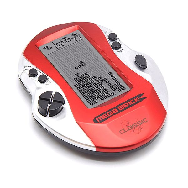 

toyzhijia 1pc retro classic tetris handheld game players childhood electronic games toys led game console with built in 26 games