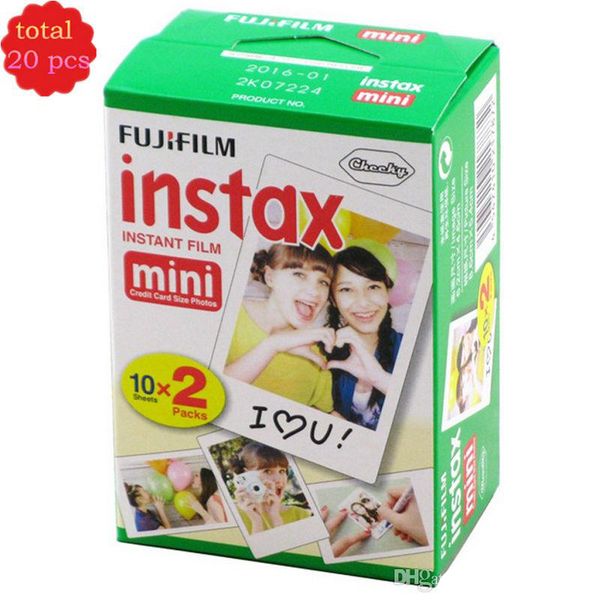 

100pcs p paper white edge 3 inch wide film 20 sheet box fujifilm instax mini 8 film 20 sheets for camera