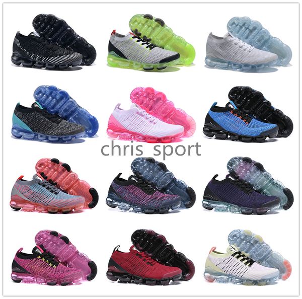 

2019 flywire designer mens running shoes flair olive cushion triple black womens sock sports chaussures be true trainers sneakers us5.5-12