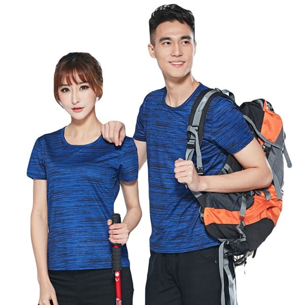 

quick dry breathable t-shirt spring summer fitness stretch quick-drying short-sleeved compression tight fitness shirts, Black;blue