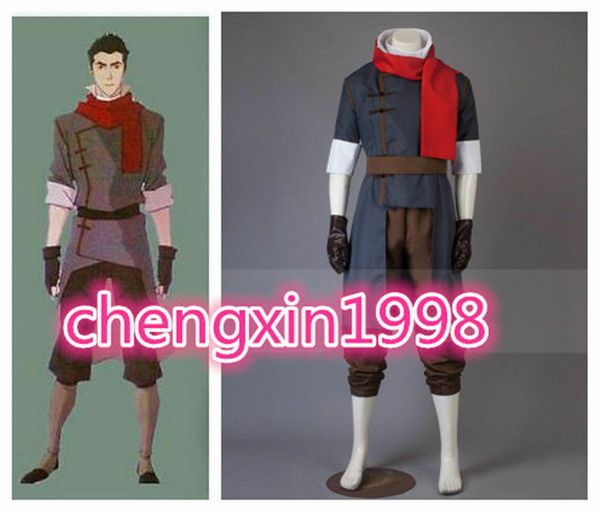 

new avatar the legend of korra mako cosplay costume, Black;red