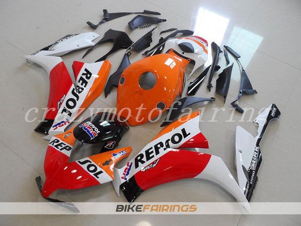 

новый abs литьевая форма мотор обтекатели комплекты 100% подходит для honda cbr1000rr 12 13 14 15 2012-2015 обтекатель кузова набор оранжевы