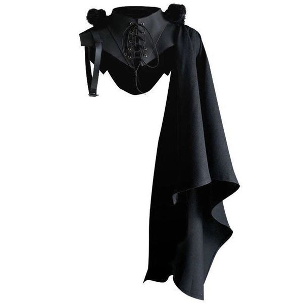 Männer Ritter Cosplay Rüstung Vintage Mit Kapuze Cape Steampunk Mode Kleidung Mittelalterlichen Kostüm Frauen Halloween Priester Karneval Party