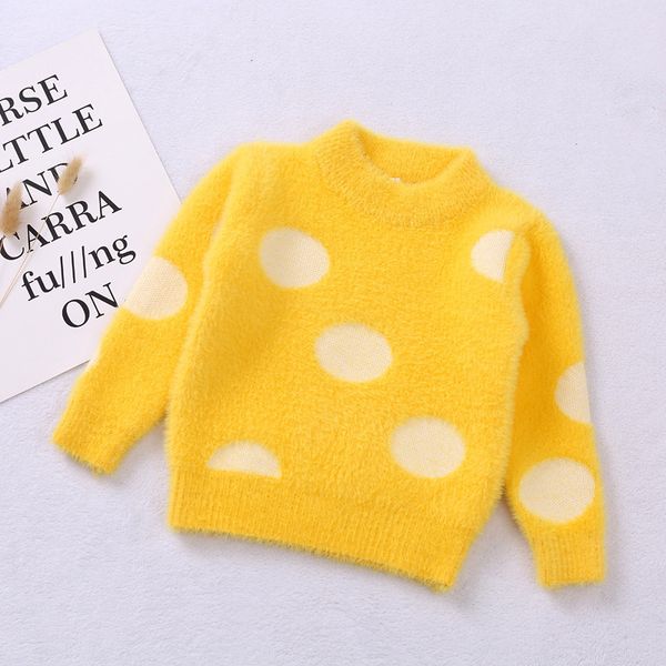 

girl sweater 2018 girls 'fur sweater, girls' sweater, imitation fur, Blue