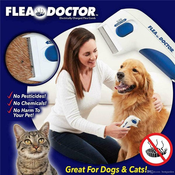 

Electronic flea lice comb doctor dog cat pet anti flea comb head lice remover pet control flea and tick killer pet cleaning capture tool
