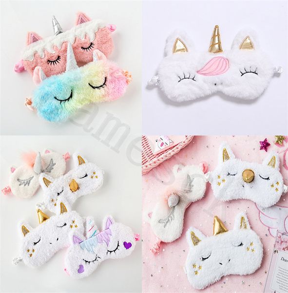 

New unicorn eye ma k cartoon leeping ma k plu h eye hade cover eye hade uitable for travel home party gift dc339
