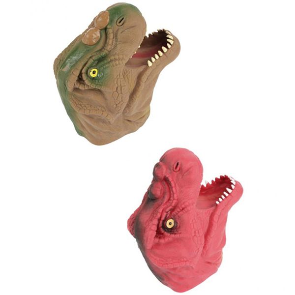 

smart analog 3d dinosaur hand puppet soft rubber dinosaur jurassic tyrannosaurus dinosaur hand puppet toy props