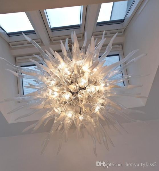 

100% mouth blown borosilicate led pendant light art decor italian style murano glass chandelier lighting