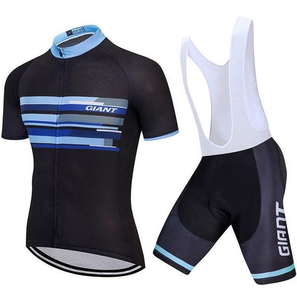 

2020 tour de france giant summer cycling jersey set breathable mtb bicycle cycling clothing mountain bike wear clothes maillot ropa ciclismo, Black;red