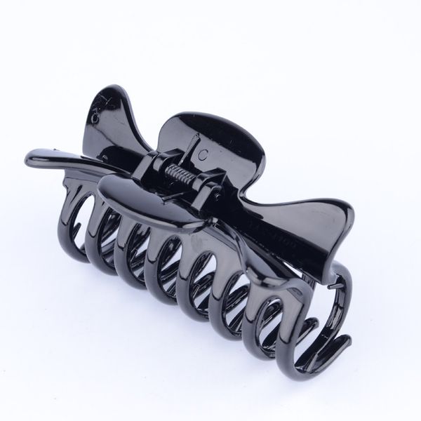 

manufacturers directly supply wholesale korean fashion black large hair grab new plastic abs headwear clip hair grip, Black;brown
