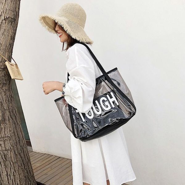 

женщины ясно прозрачный пвх наплечные сумки конфеты цвет женщины желе сумки кошелек твердые сумки большой емкости crossbody сумка