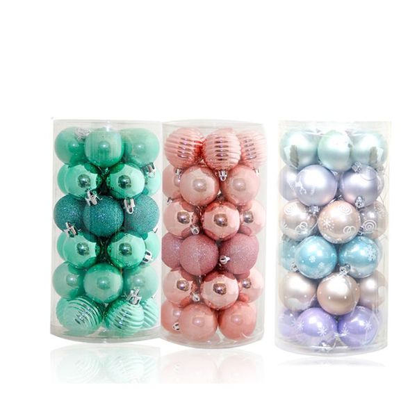 

30pcs 60mm christmas balls party baubles xmas tree decoration hanging ornament