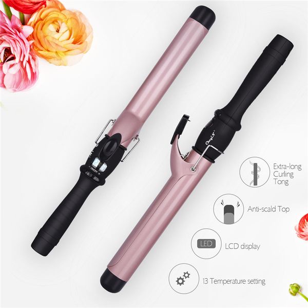 

32mm ceramic electric hair curler curling iron lcd digital professional hair curls curling wand hair waver styling tools