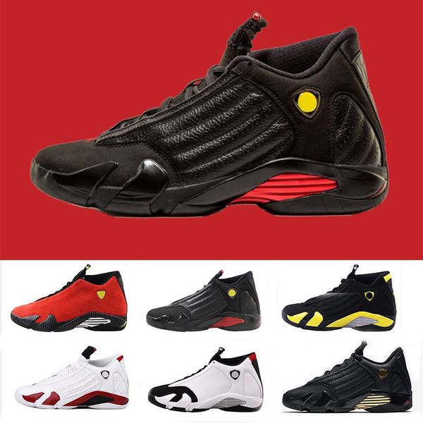 

New 14 14s Last shot black red Black Toe DMP Oxidized Thunder Men Basketball Shoes Athletic Sport Sneaker