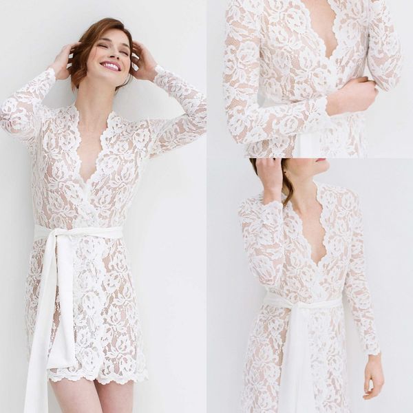 

women sheer girlandaseriousdream sleepwear women bathrobe tulle lace applique long sleeve cloak short sash robe prom bridesmaid shawel, White