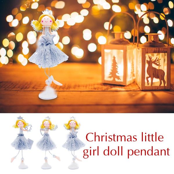 

christmas golden hair girl angel xmas tree er innovative christmas blonde angel doll decoration
