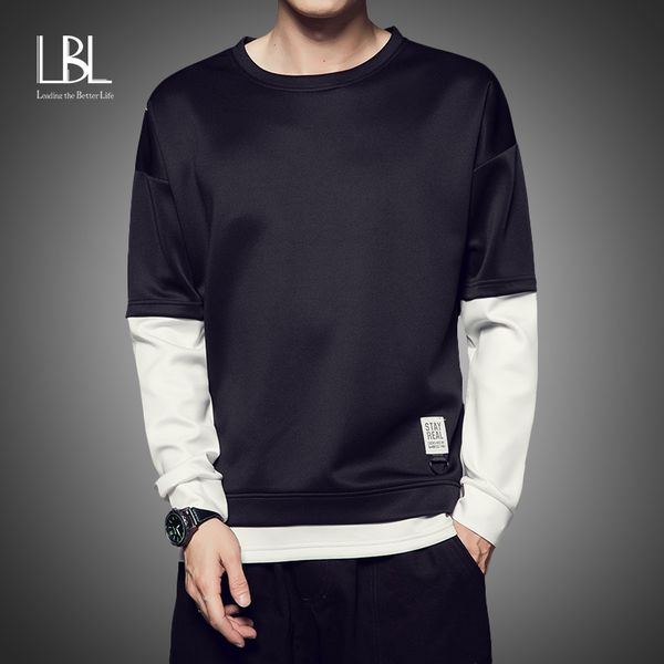 

men's hoodies & sweatshirts 2021 solid color sweatshirt men harajuku autumn spring hoody casual hoodie cotton streetwear clothes, Black
