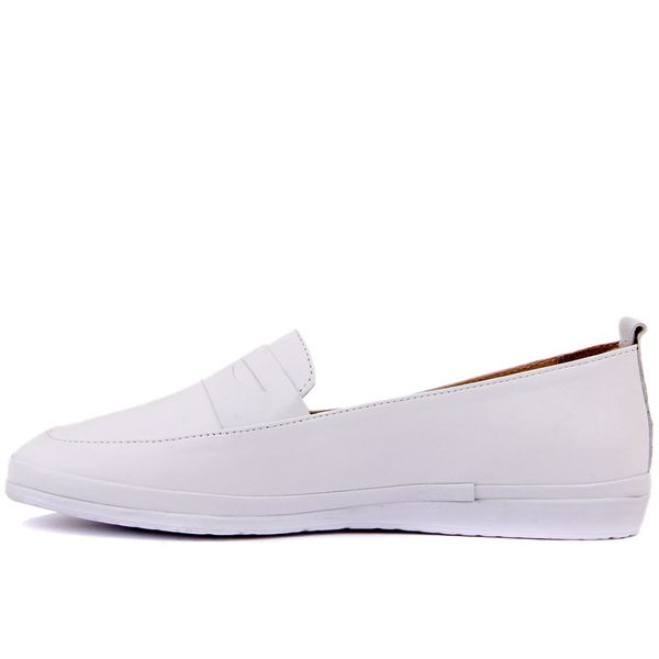 

Sail-Lakers White Leather Women 'S Ballerina