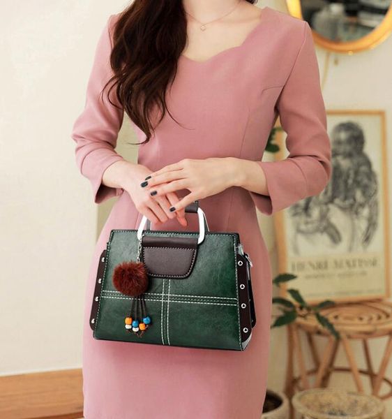 

2020 fashion new style good quality ladies handbag tote shoulder bag pu leather women totes bags all colors with dust bag 152