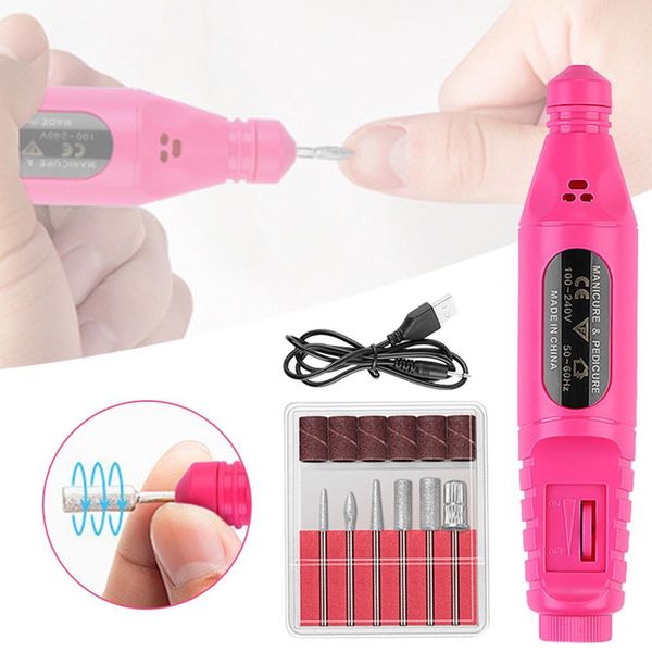 

professional electric nail drill machine kit pedicure nail file manicure machine remove nail polish art pen art tools9337210