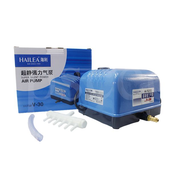 

hailea в 10 20 30 60 мембранный насос воздуха для рыб аквариума септики воздуходувка гидропоники пруд компрессора воздуха