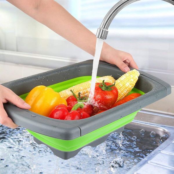 

retractable sink handle folding drain basket kitchen water filter basket sink fruit storage