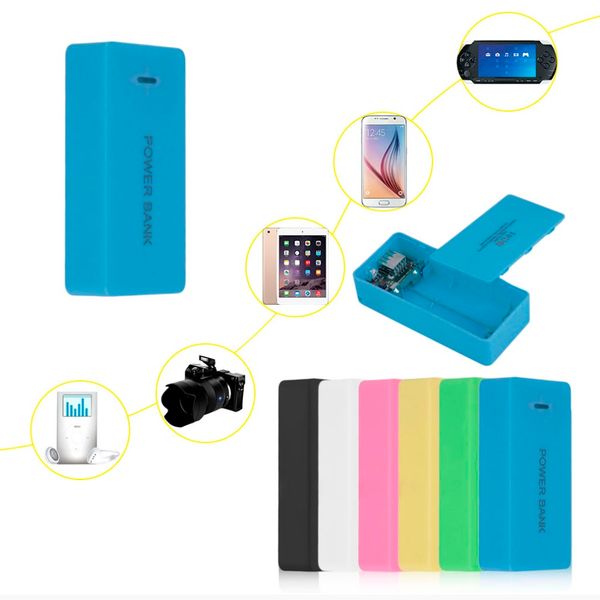 

5600mah portable power bank case external mobile backup powerbank battery usb universal charger adapter suitable for smart phone