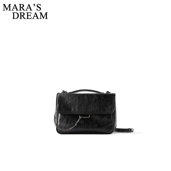 

mara's dream 2020 new solid color fashion ladies black soft shoulder messenger bag stray bag