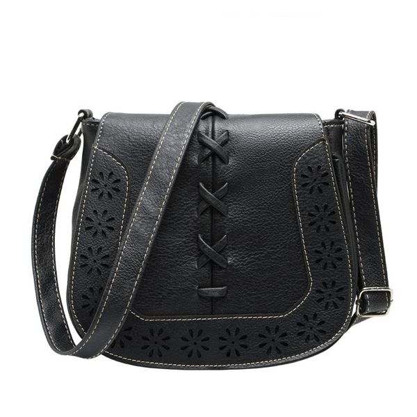 

maison fabre messenger bag women's pu leather crossbody bags for women buns hollow woven shoulder bag diagonal cross handbags