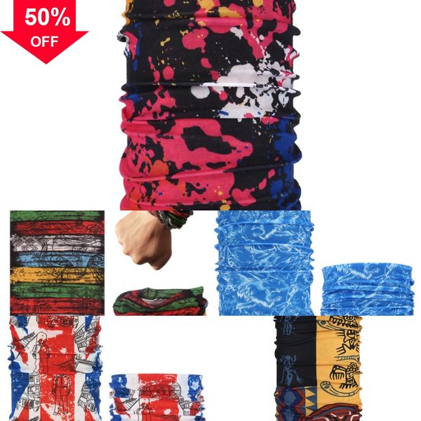 

bqg8b 120 style seamless headbands summer multifunctional magic summer women sports bandana scarves scarfs outdoor men hair band